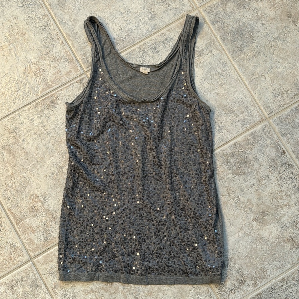 J Crew sequin tank